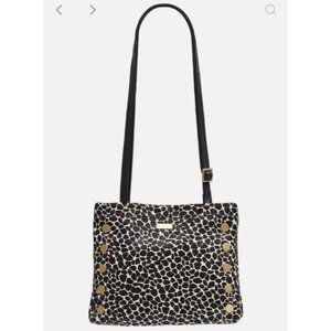 NWT Hammitt Duke Triple Compartment Dapple Calf Hair Crossbody $345